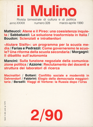 Copertina del fascicolo dell'articolo Pasquino, Massari, Missiroli: elogio della democrazia maggioritaria