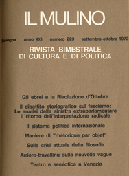 Copertina del fascicolo dell'articolo Il fascismo nelle analisi della sinistra extraparlamentare