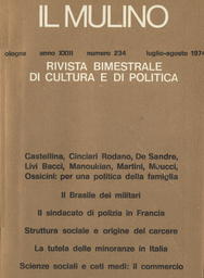 Copertina del fascicolo dell'articolo Struttura sociale ed origine dell'istituzione penitenziaria
