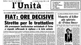 Cover articolo 14 ottobre 1980:<br>la marcia dei quarantamila